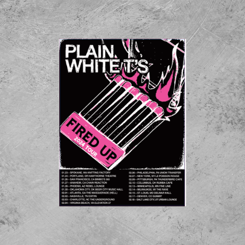 '24 Fired Up Tour Poster