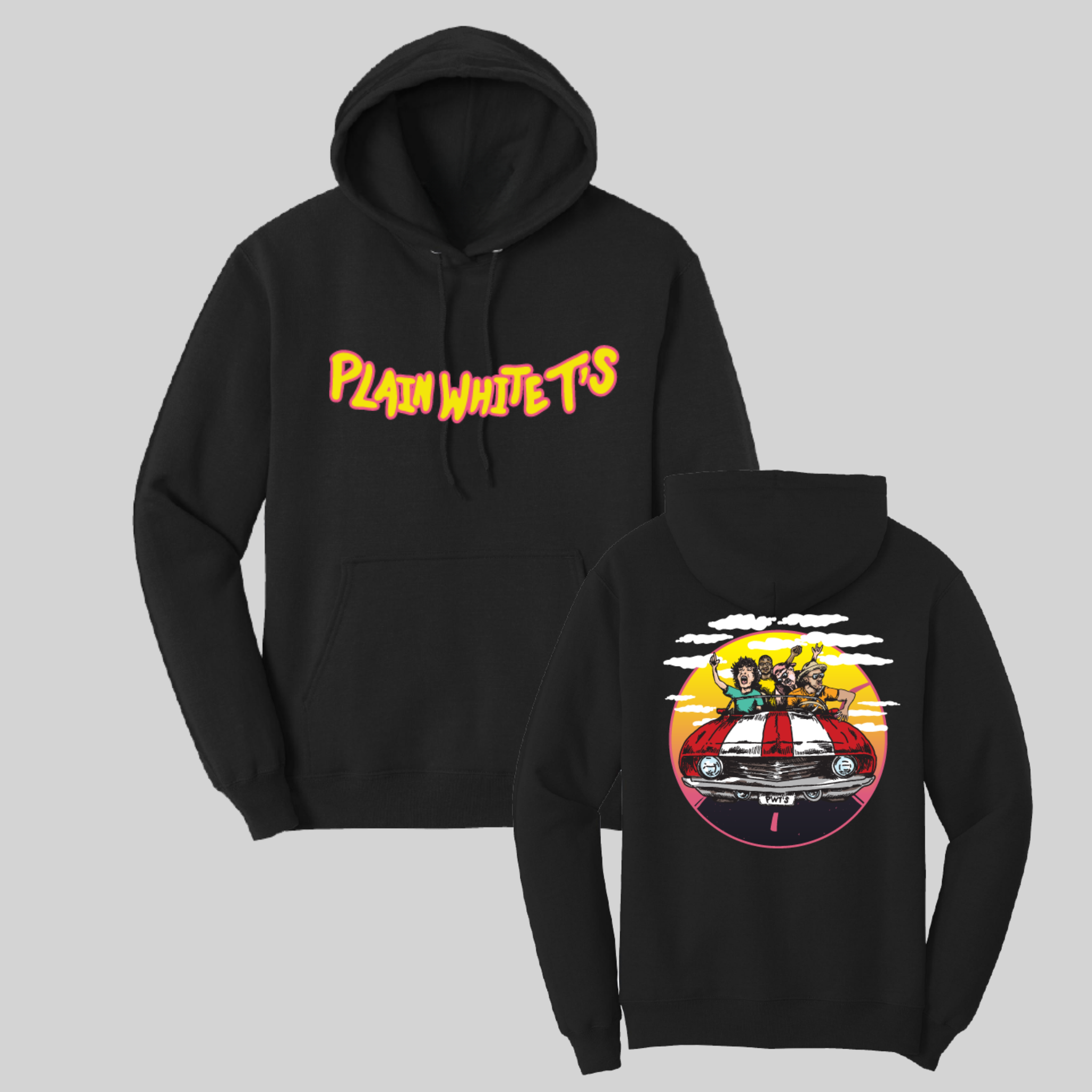 Plain White T's 2024 Tour Hoodie Both