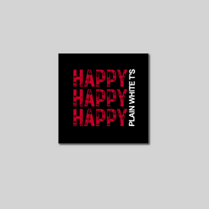Plain White T's Happy Decal